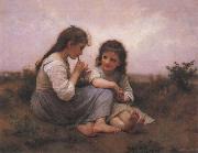 Two Girls Adolphe Bouguereau